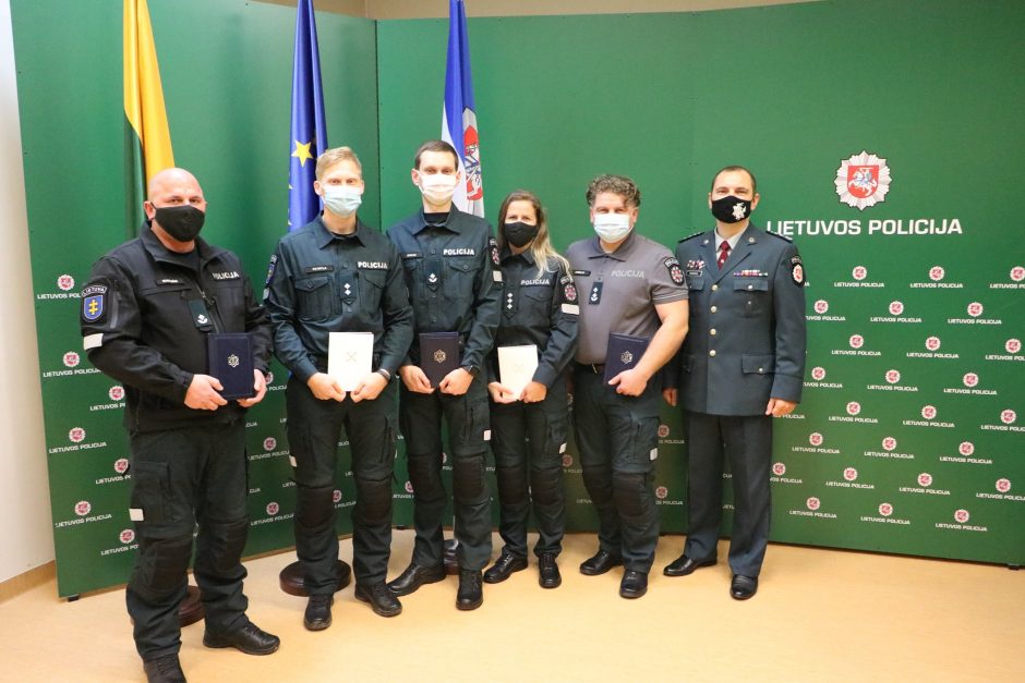 Kriminalinės policijos diena: Tauragėje apdovanoti pavyzdingiausi pareigūnai