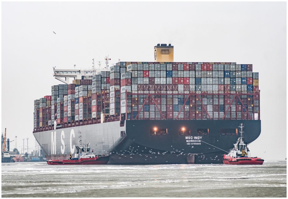 Laivybos milžinės MSC planuose – atnaujinti konteinerių paskirstymą Klaipėdoje