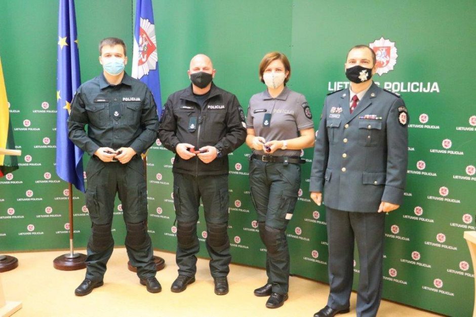 Kriminalinės policijos diena: Tauragėje apdovanoti pavyzdingiausi pareigūnai