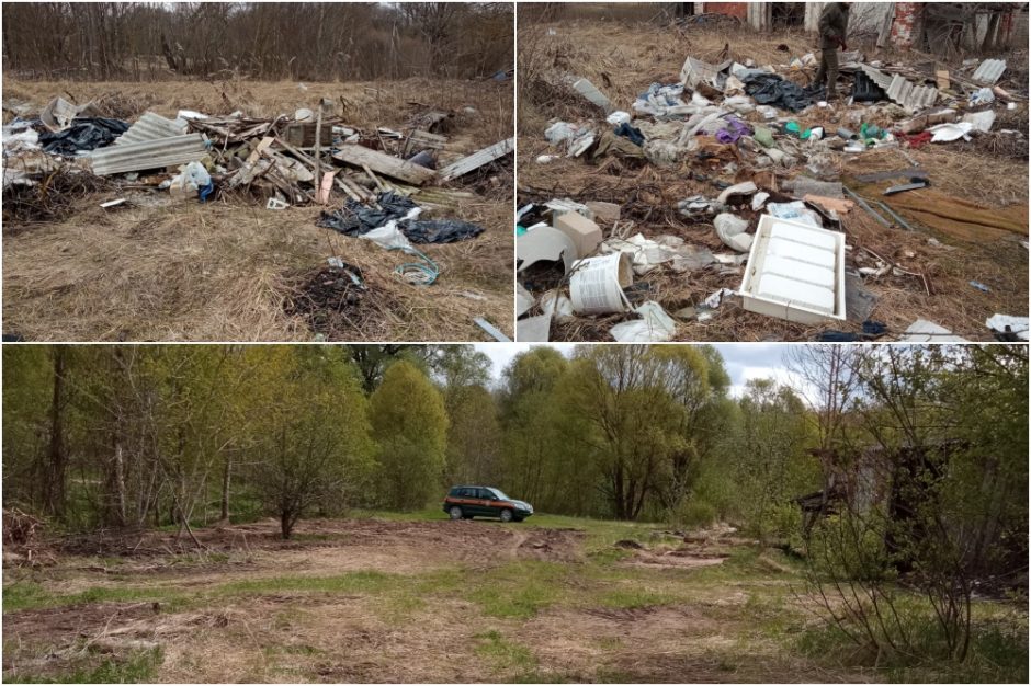 Sutvarkytos dvi atliekomis užterštos teritorijos Rokiškio rajone