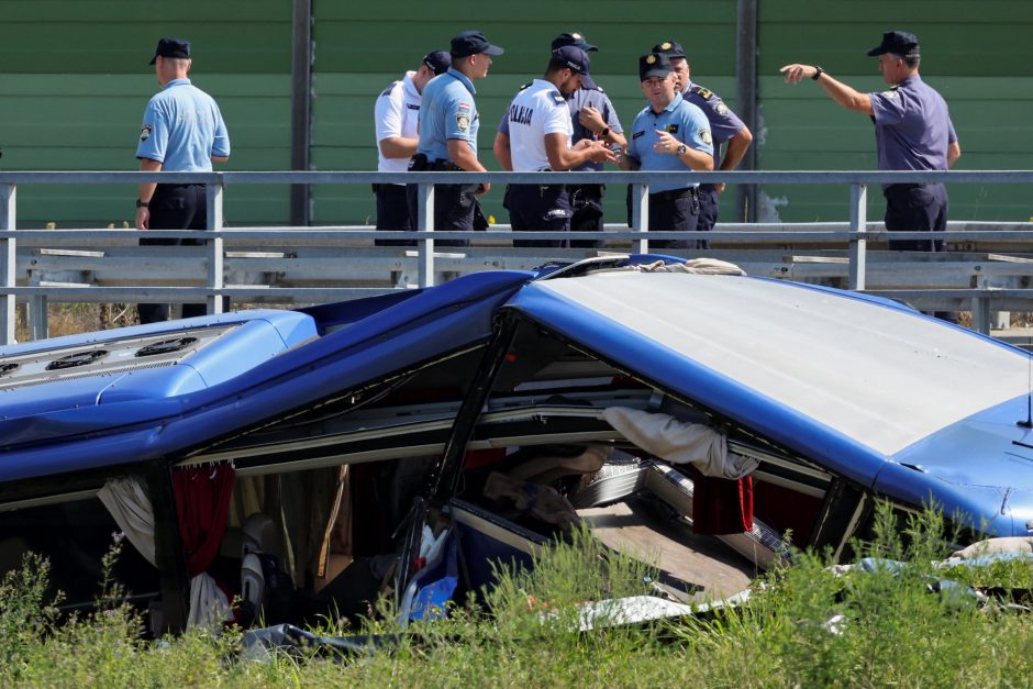 Tragedija Kroatijoje: per autobuso avariją žuvo dvylika lenkų