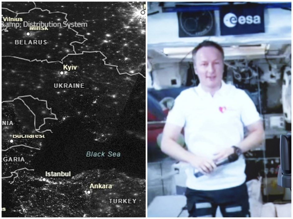 Karas Ukrainoje toks žiaurus, kad matosi ir iš kosmoso: astronautas išvydo siaubingų dalykų