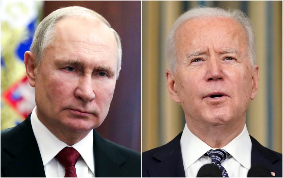 J. Bidenas nerimauja, kad V. Putinas jau nebeturi kelio atgal iš karo Ukrainoje