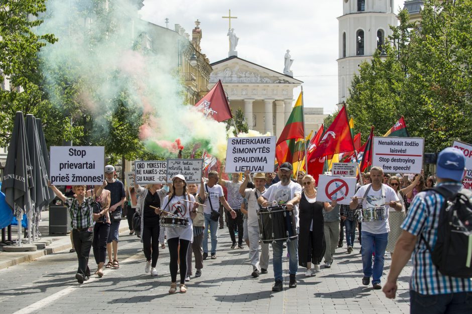 Apie artėjantį Šeimų sąjūdžio mitingą: jokių eitynių nebus, maršistams tai – skaudžiausia