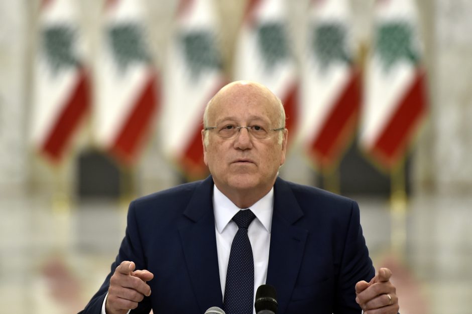 Libano parlamentarai naujuoju premjeru išrinko milijardierių N. Mikati