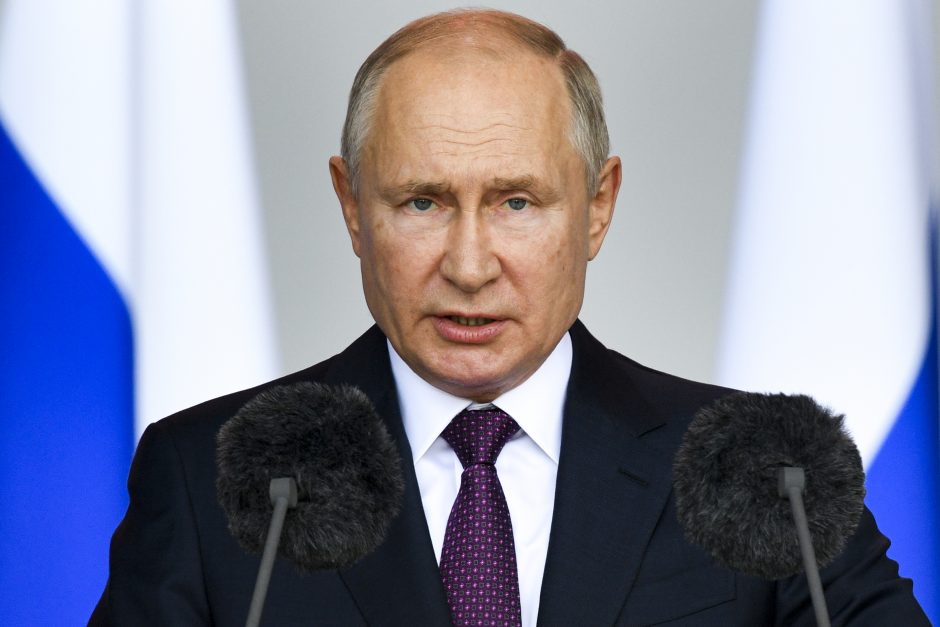 V. Putinas tikisi, kad bus perrinktas Rusijos prezidentu