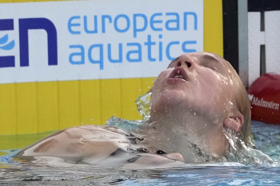 Lietuvos plaukimo rinktinėje – ir džiaugsmas, ir apmaudas