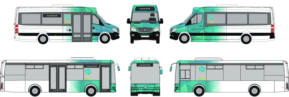 Kauno rajonas rikiuoja smaragdinių autobusų parką