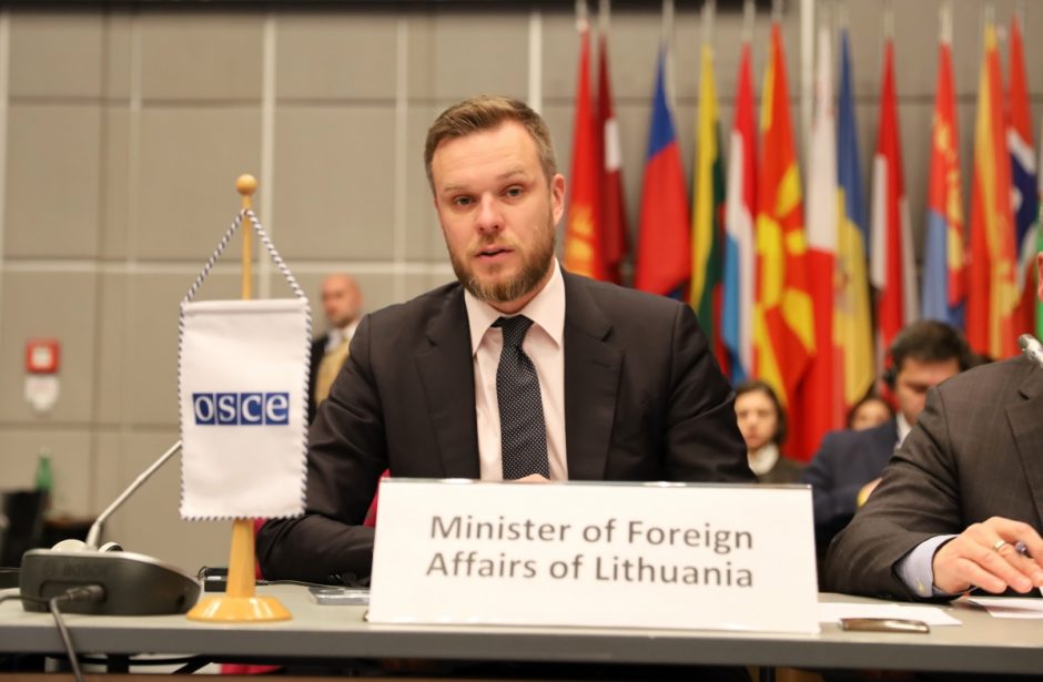 G. Landsbergis: tarptautinė sistema nesugebėjo užkirsti kelio Rusijos karui Ukrainoje