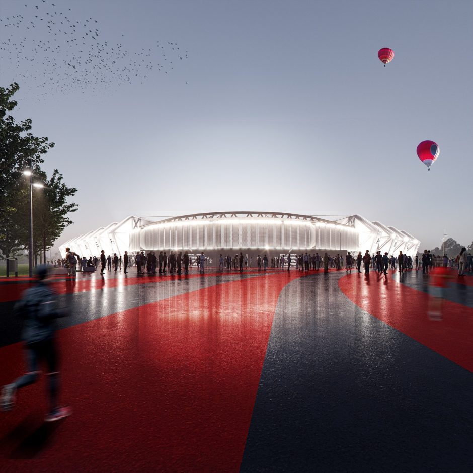 Vilniaus valdžia uždegė žalią šviesą nacionalinio stadiono statybų sutarčiai