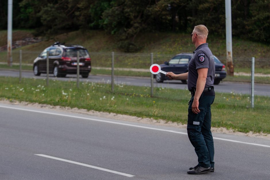 Per savaitę sostinės kelių policijai įkliuvo 25 neblaivūs vairuotojai