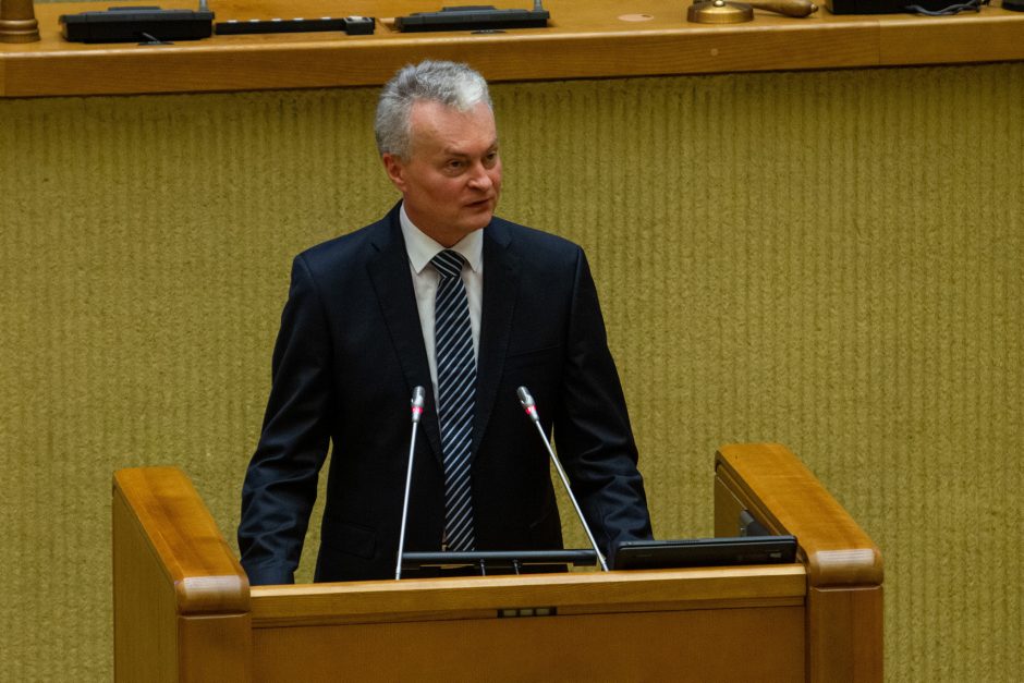 Prezidento atstove Seime paskirta jo patarėja