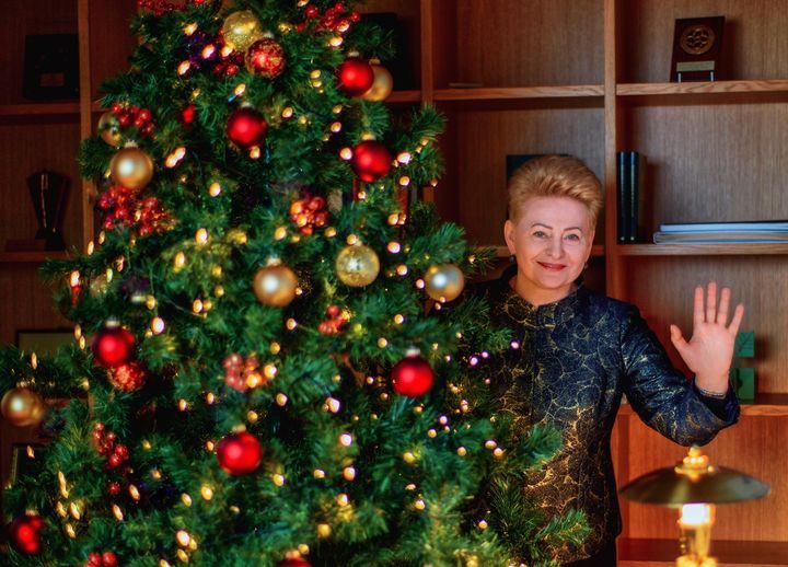 D. Grybauskaitė sveikina Lietuvos žmones: linki šviesių ir viltingų Kalėdų