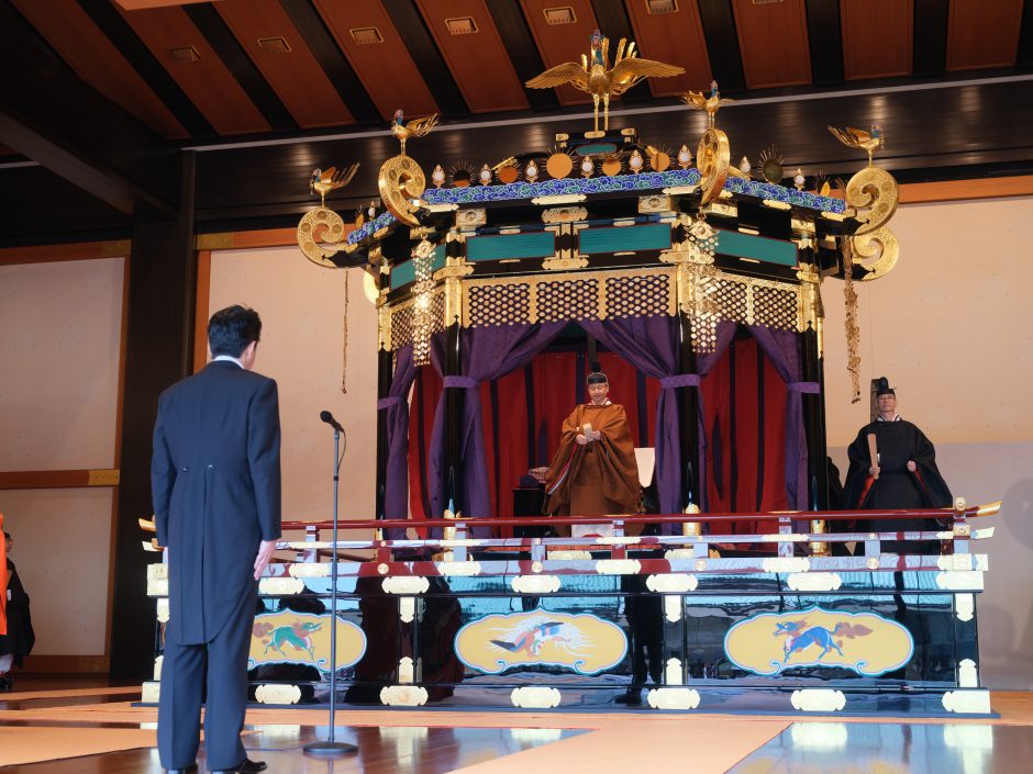 G. Nausėda sveikina į sostą įžengusį naująjį Japonijos imperatorių