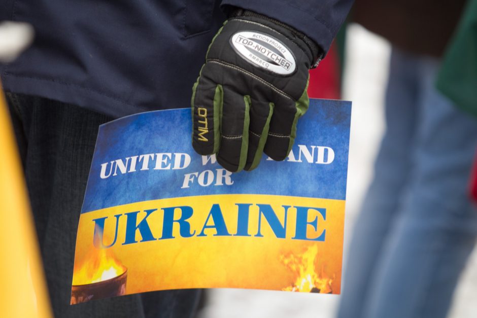 Minimos Krymo okupacijos metinės: URM reiškia paramą Ukrainai