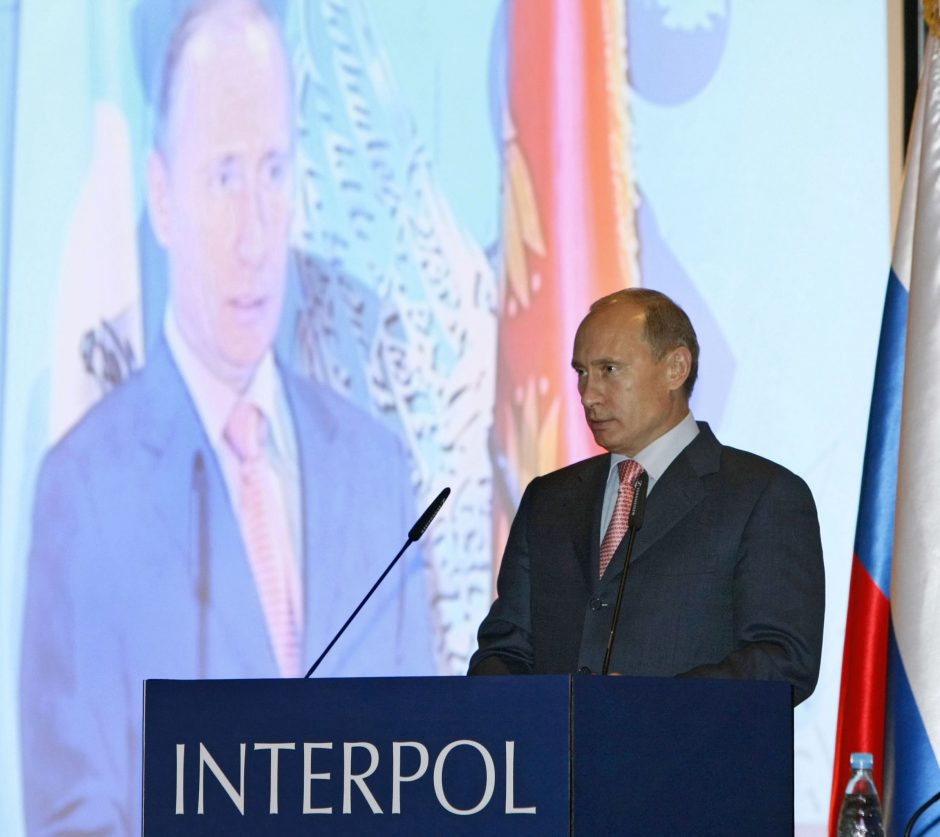 Lietuva bandys blokuoti Rusijos atstovo išrinkimą Interpolo vadovu