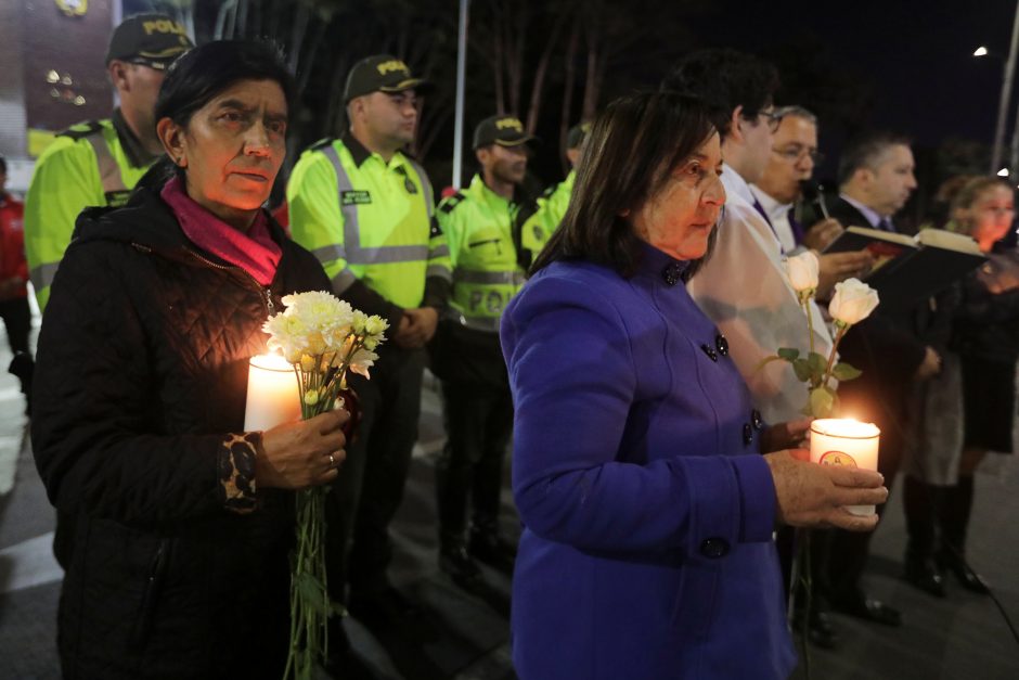 Kolumbijos ministras: už sprogimą policijos akademijoje atsakingi ELN sukilėliai