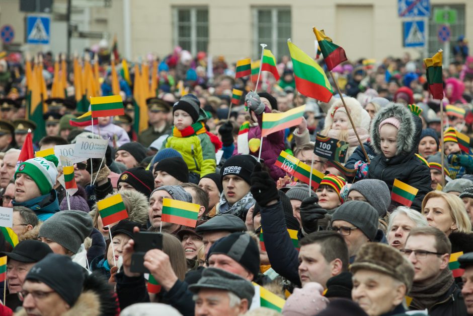 Vilnius pradeda švęsti Vasario 16-ąją