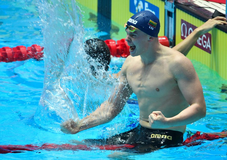 Plaukikas D. Rapšys Vengrijoje iškovojo antrąjį aukso medalį!
