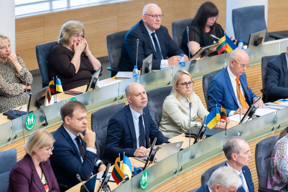 Seimo opozicijoje – ginčai dėl siūlymo šaukti neeilinę sesiją