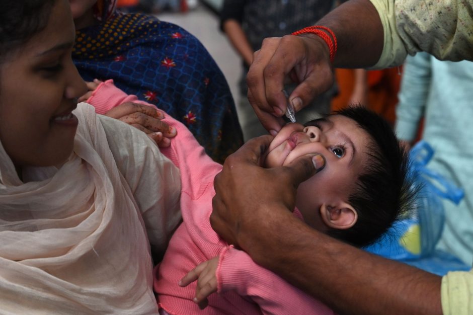 Malaizijoje po beveik 30 metų užfiksuotas pirmas poliomielito atvejis