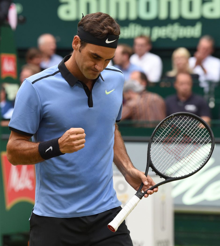 Devintą kartą čempionas: R. Federeris triumfavo Halėje