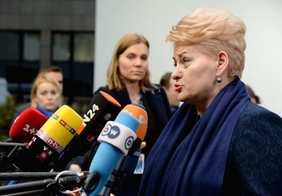 D. Grybauskaitė: sankcijos Rusijai pradeda veikti