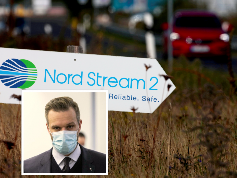 G. Landsbergis: sprendimas stabdyti „Nord Stream 2“ – stiprus atsakas Rusijai