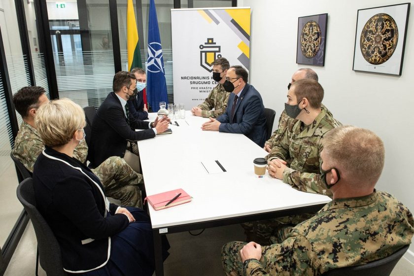 Lietuvoje lankosi JAV kariuomenės kibernetinių operacijų komanda