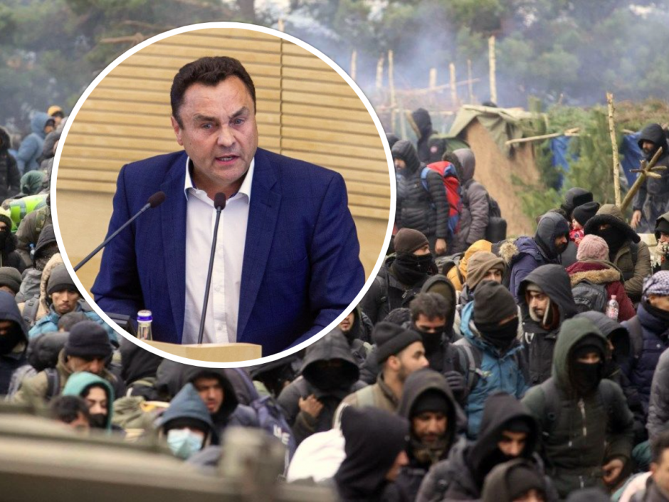 P. Gražulis idėjų nestokoja: siūlo Vyriausybei nuvežti migrantus į Miuncheną