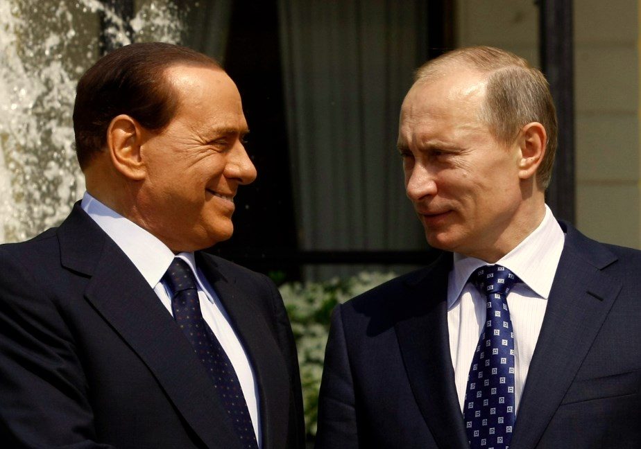 S. Berlusconi „nuliūdęs“ dėl savo senojo draugo V. Putino elgesio