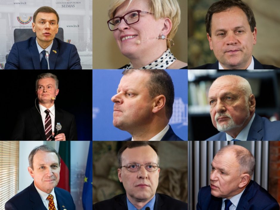 VRK registravo pirmuosius šešis kandidatus į prezidentus