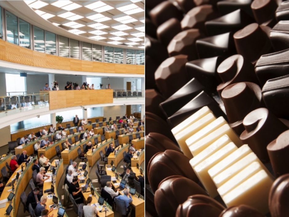 Seimas saldainiams išleis 180 tūkst. eurų