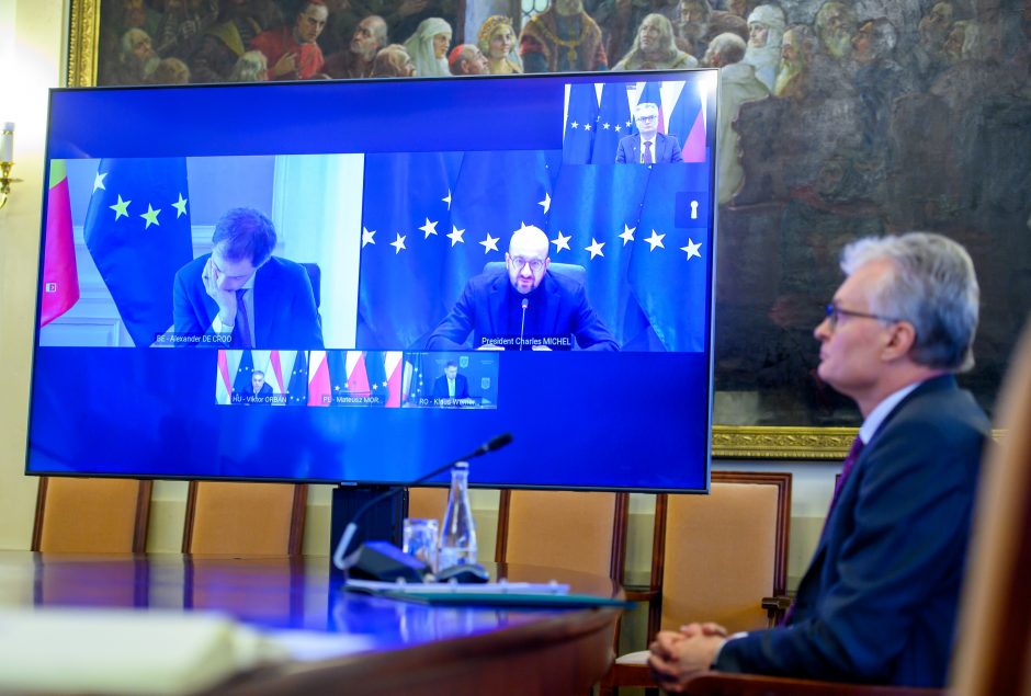G. Nausėda ragino ES vadovus laikytis griežtos pozicijos Rusijos atžvilgiu
