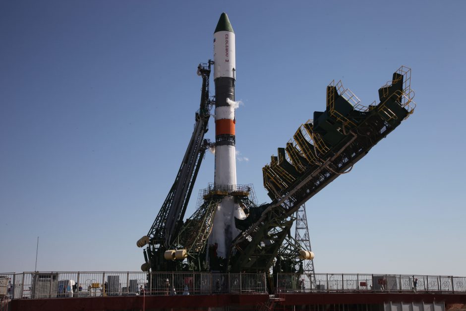 Rusų krovinių kapsulė susijungė su kosmoso stotimi
