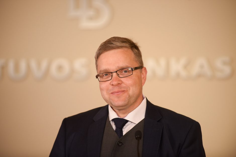 Lietuvos banko vadovas turi gerų žinių kitiems metams