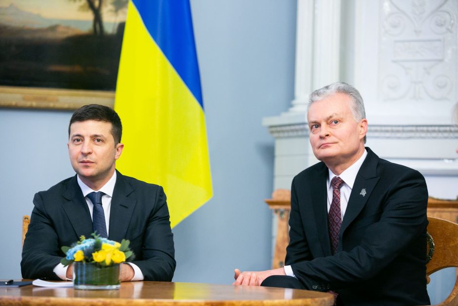 G. Nausėda: apie įtakingų ukrainiečių susitikimą Vilniuje su V. Zelenskiu nekalbėjome