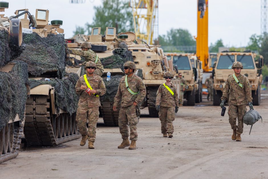 V. Rupšys: JAV po batalionų rotacijos Lietuvoje išlaikys sustiprintas pajėgas