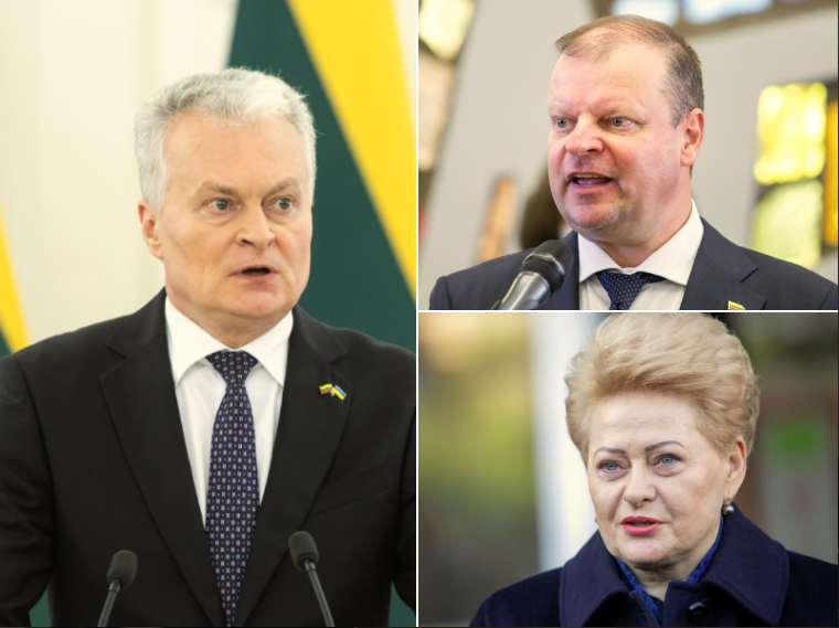 Reitingai: žmonės labiausiai pasitiki G. Nausėda, S. Skverneliu ir D. Grybauskaite