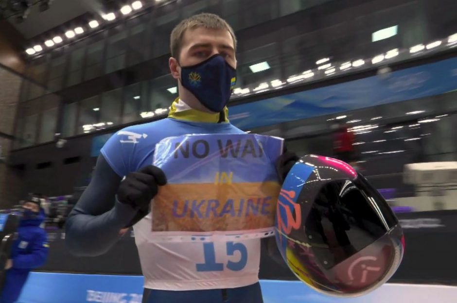 Ukrainos olimpiečiams prašant taikos, TOK protestų nenori