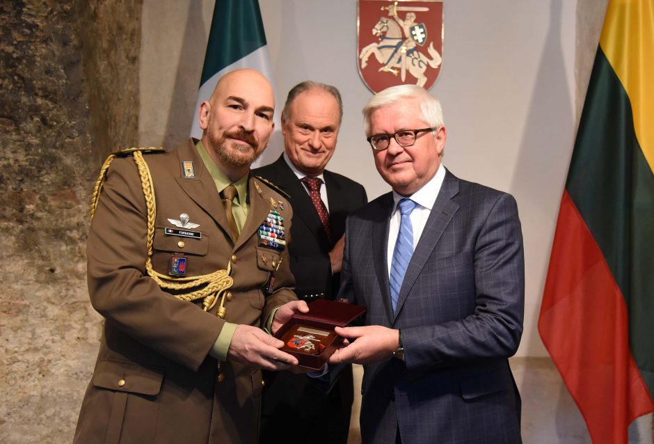 Akredituotas naujasis Italijos gynybos atašė Lietuvai