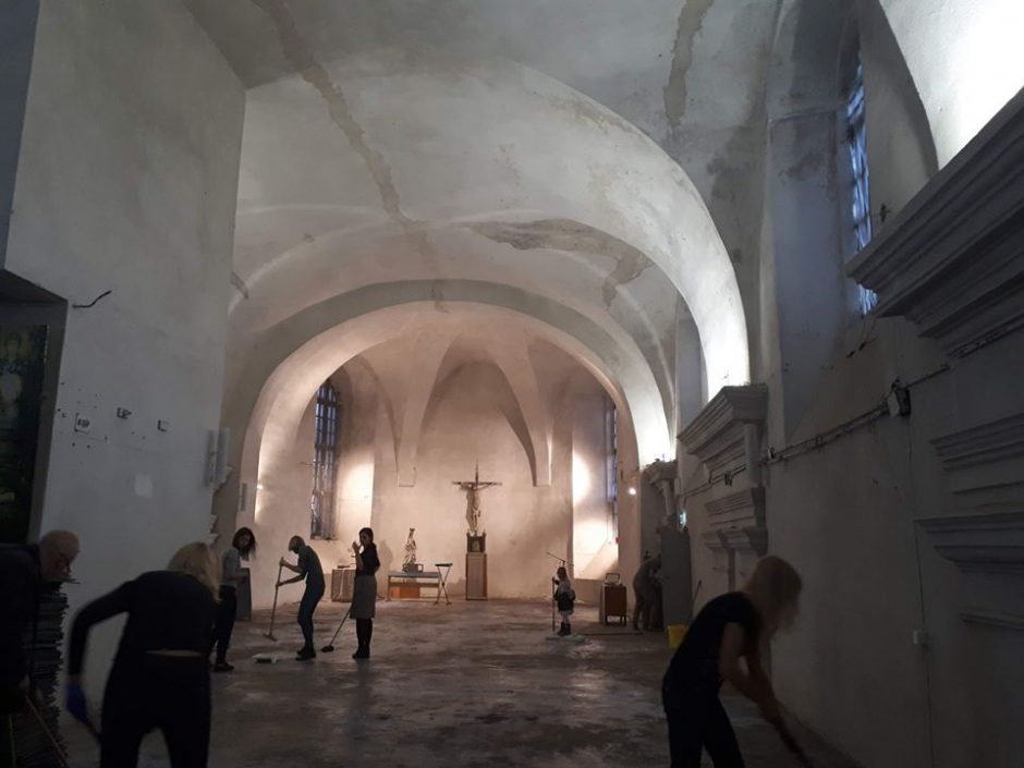 Pirmasis paramos rinkimo terminalas padės atgaivinti Ramintojos bažnyčią