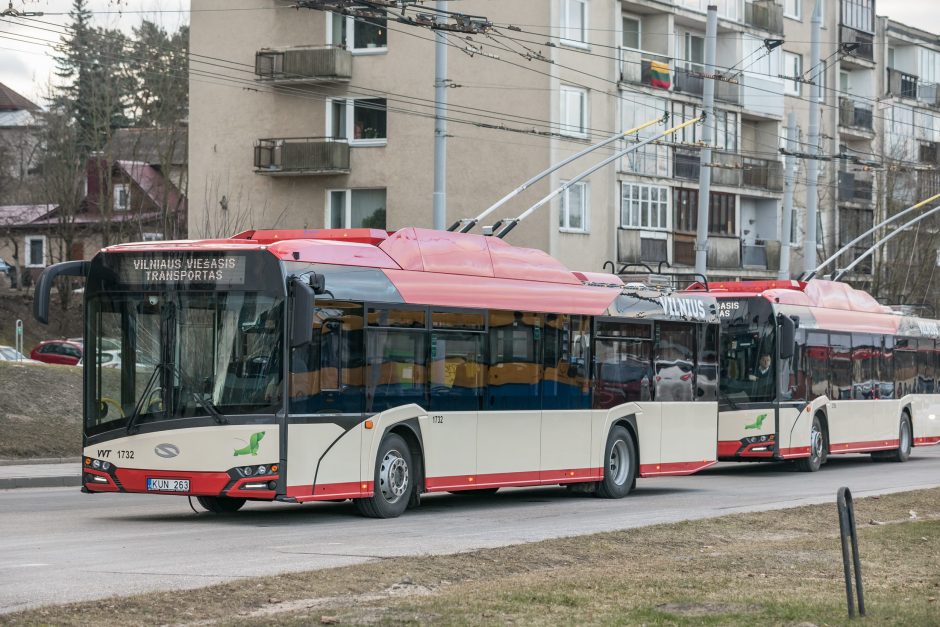 Atnaujina Vilniaus viešąjį transportą: pirks 15 naujų troleibusų