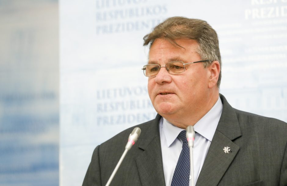 L. Linkevičius su NATO vadovu J. Stoltenbergu aptarė situaciją Baltarusijoje