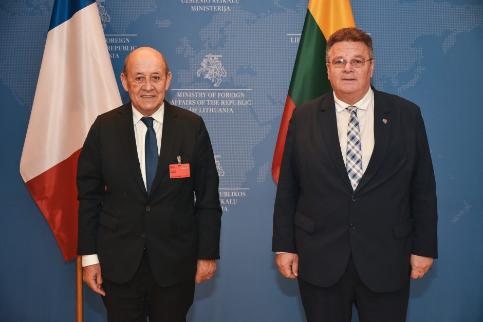 Susitiko Lietuvos ir Prancūzijos diplomatijos vadovai