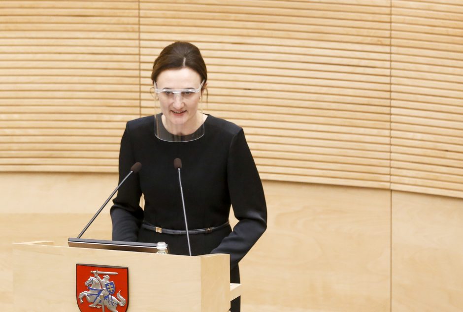 V. Čmilytė-Nielsen siūlo „valstiečiams“ ieškoti kito kandidato į vicepirmininkus