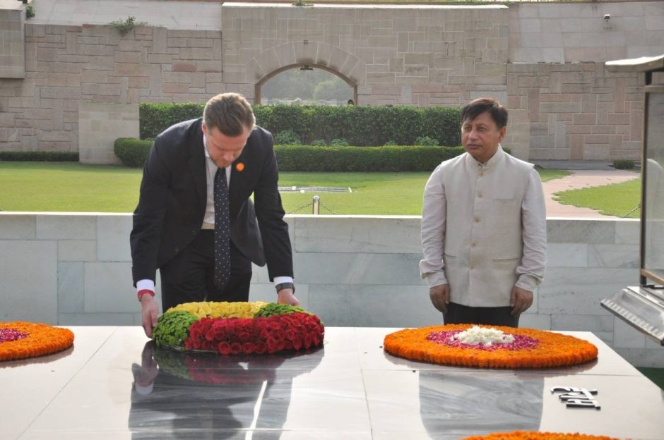 G. Landsbergis: Lietuva ir ES mato Indiją kaip itin svarbią partnerę