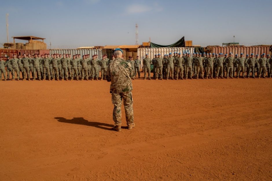 Iš Jungtinių Tautų misijos Malyje sugrįžo savanorių pajėgų kariai