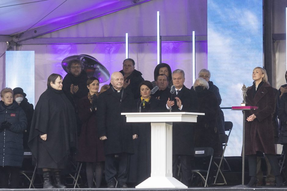 Prezidentas apie šūkaujančią minią per Sausio 13-iosios renginį: žuvusieji to nenusipelnė