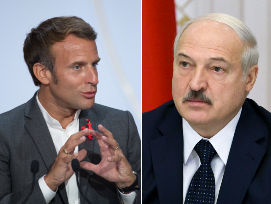 Prancūzijos prezidentas: A. Lukašenka turi pasitraukti